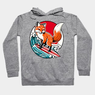 Surfing fox Hoodie